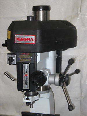 X=16" - Y=7" - Z=12" MAGNA ... VERTICAL DRILL / MILL (12 Speed)